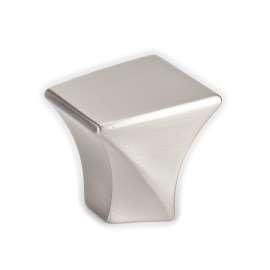 Knob 1-3/16 x 1-1/16 in Brushed Nickel