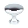Traditional Advantage One 1-1/8-in x 1-1/8-in Round Knob, Polished Chrome 0911-126-P