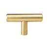 Tempo Modern Brushed Gold Knob