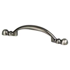 Advantage Plus Two 3 inch CC Brushed Black Nickel Rounded End Pull