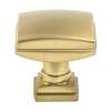 Tailored Traditional Modern Brushed Gold Knob