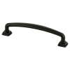 Tailored Traditional 128mm CC Matte Black Pull