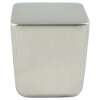 Mini Brushed Nickel Large Square Knob