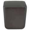 Mini Charcoal Gray Large Square Knob