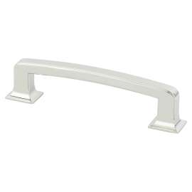 Designers Group Ten 128mm CC Polished Nickel Hearthstone Pull