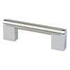 Studio Remix 96mm CC Brushed Nickel and Polished Chrome Pull