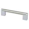Studio Remix 128mm CC Brushed Nickel and Polished Chrome Pull