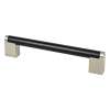 Studio Remix 160mm CC Matte Black and Brushed Nickel Pull