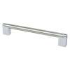 Studio Remix 192mm CC Brushed Nickel and Polished Chrome Pull