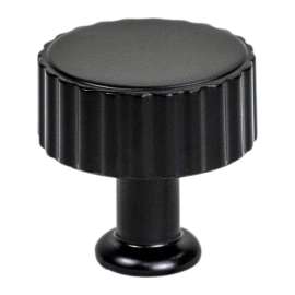 Cannelee Matte Black Knob