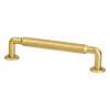 Cannelee 128mm CC Modern Brushed Gold Pull