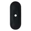 Galloway Matte Black Round Backplate