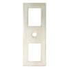 Statler Brushed Nickel Cutout Backplate