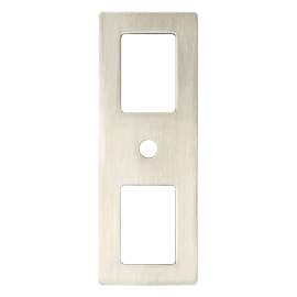 Statler Brushed Nickel Cutout Backplate
