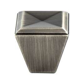Connections Vintage Nickel Knob