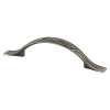 Art Nouveau 96mm CC Vintage Nickel Pull