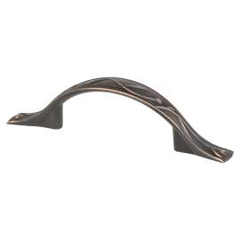 Art Nouveau 3 inch and 3 1/2 inch CC Verona Bronze Pull
