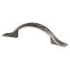 Art Nouveau 3 inch and 3 1/2 inch CC Vintage Nickel Pull