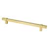 Rivet Rebel 224mm CC Modern Brushed Gold Pull