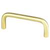 Advantage Wire Pulls 3 inch CC Satin Brass Steel Pull