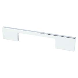 Contemporary Advantage Two 96mm CC Polished Chrome Rectangle Pull
