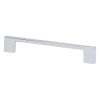 Transitional Advantage Four 128mm CC Polished Chrome Rectangle Pull