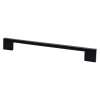 Transitional Advantage Four 192mm CC Matte Black Rectangle Pull