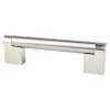 Contemporary Advantage Three 96mm CC Brushed Nickel Bar Pull