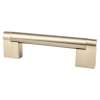 Contemporary Advantage Three 96mm CC Champagne Bar Pull