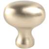 Transitional Advantage Three Champagne Oval Knob