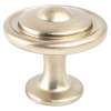Traditional Advantage Three Champagne Button Knob