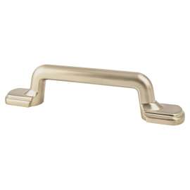 Traditional Advantage Two 3 inch CC Champagne Rounded End Pull