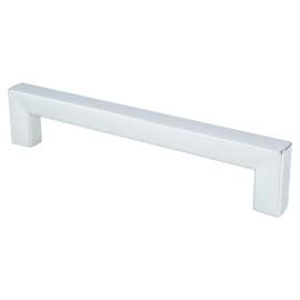 Square 128mm CC Polished Chrome Pull