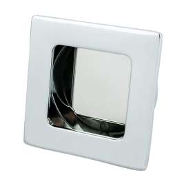 Stylus Polished Chrome Medium Recess Pull