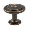 Traditional Advantage Three Verona Bronze Button Knob