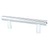 Transitional Advantage Two 3 inch CC Polished Chrome T-Bar Pull