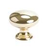 Plymouth Polished Brass Round Knob