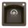 Bar Sink 2-Hole, Silgranit II in Cafe Brown