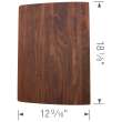 Wood Cutting Board for Performa Cascade Sink, 222591