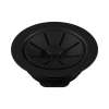 Essential Silgranit Color-Matched Disposal Flange - Coal Black, 222618
