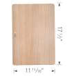Quatrus Ash Compound Cutting Board, 231609