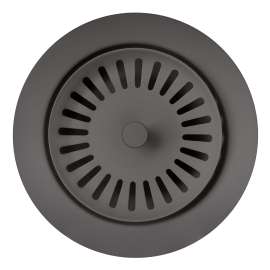 Color-Coordinated Metal Disposal Flange - Cinder, 240334