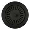Color-Coordinated Metal Disposal Flange - Coal Black, 240339