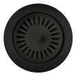 Color-Coordinated Metal Disposal Flange - Coal Black, 240339