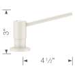 Torre Soap Dispenser - White, 401216