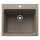 Liven SILGRANIT 25" Single Bowl Dual Mount Laundry Sink - Truffle, 401926