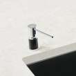 Lato Soap Dispenser - Chrome/Coal Black, 402574