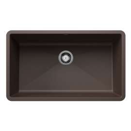 Precis SILGRANIT 32" Super Single Undermount Kitchen Sink - Café, 440147