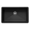 Precis SILGRANIT 32" Super Single Undermount Kitchen Sink - Anthracite, 440149