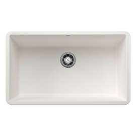 Precis SILGRANIT 32" Super Single Undermount Kitchen Sink - White, 440150